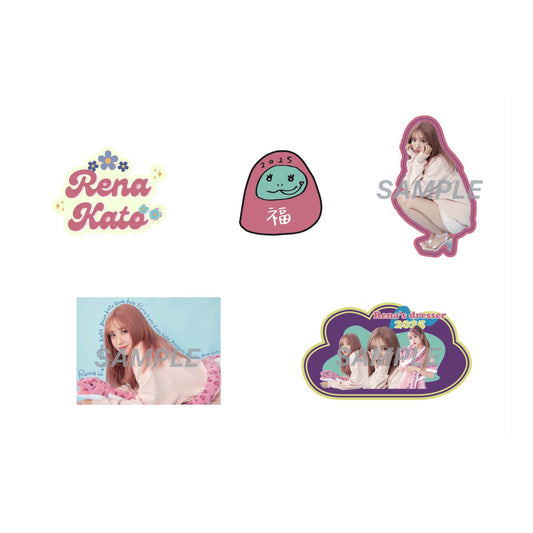Rena's dresser 2025グッズ　ステッカーセット