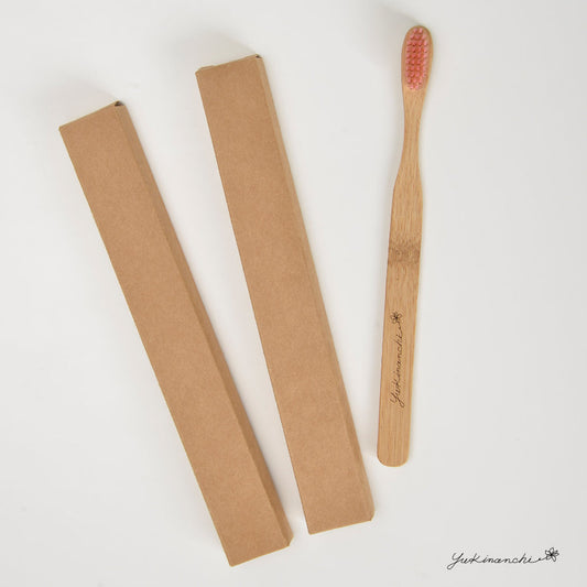 yukinanchi オーガニック竹歯ブラシ(3本1セット)